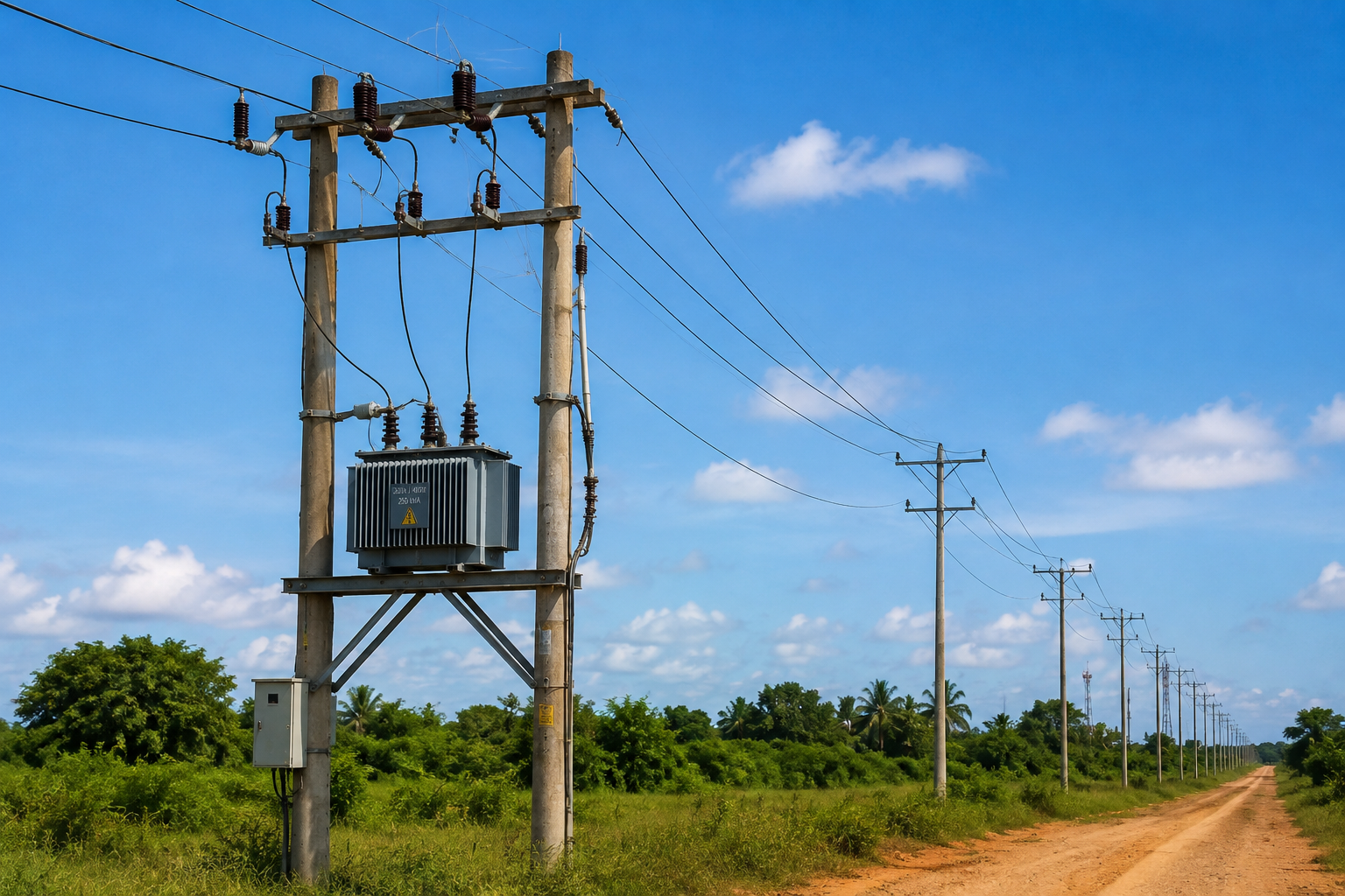  Installation of MV and LV lines